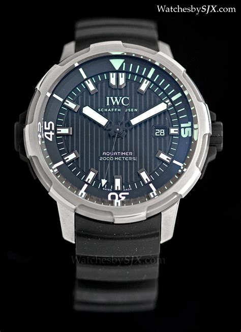 iwc aquatimer 2000 metri in titanio|iwc 2000 meter aquatimer.